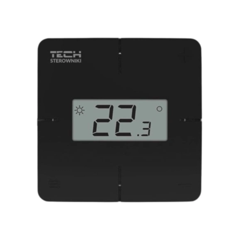 TECH R-X Przewodowy regulator pokojowy czarny