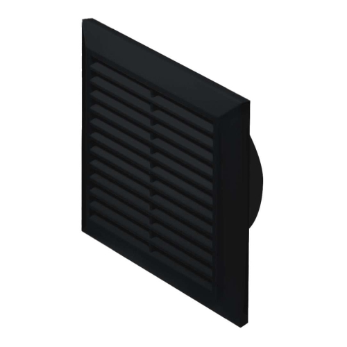 AWENTA Classic Kratka wentylacyjna 17x17 cm fi100 czarny