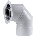 IMMERGAS Adapter kolano 90st. 60/100 biały