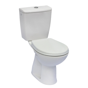 ROCA ADELE miska wc stojąca do kompaktu z deską biała