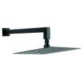 FERRO QUADRO głowica deszczownicy 25 cm czarny 