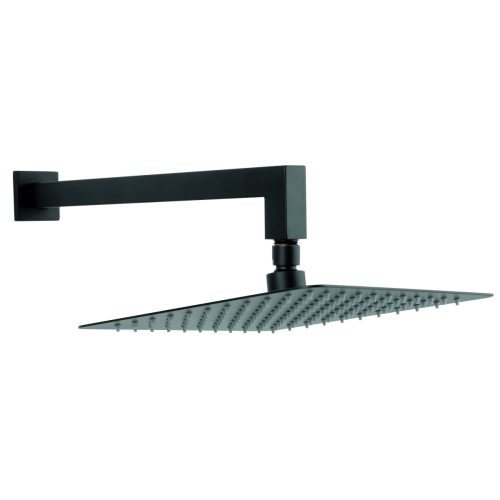 FERRO QUADRO głowica deszczownicy 25 cm czarny 