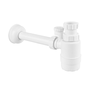 MCALPINE półsyfon umywalkowy butelkowy biały