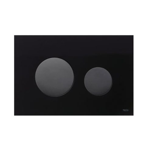 TECE loop przycisk spłukujący szkło czarne, przyciski czarne 9240657
