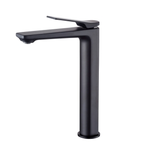 INVENA NERI bateria umywalkowa z korkiem stojąca czarny