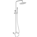 INVENA ALONIA zestaw natryskowy z deszczownicą chrom