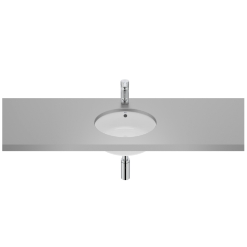 ROCA GAP umywalka podblatowa okrągła 35 cm biała