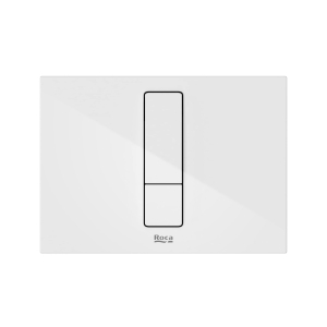 ROCA DUPLO S PS4 przycisk spłukujący biały połysk