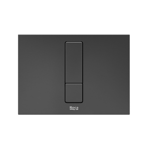 ROCA DUPLO S PS4 przycisk spłukujący brushed tiitanium black