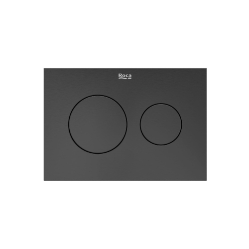ROCA DUPLO S PS3 przycisk spłukujący brushed titanium black 