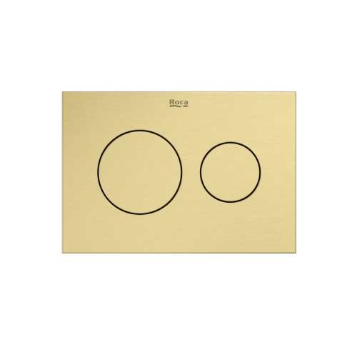 ROCA DUPLO S PS3 przycisk spłukujący brushed gold