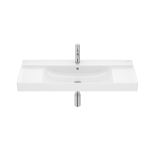 ROCA ONA umywalka meblowa prostokątna 100x46 cm finceceramic biały