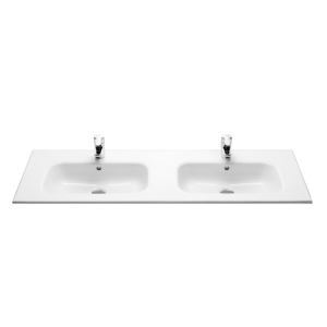 ROCA VICTORIA umywalka meblowa prostokątna podwójna 120x46 cm biały 