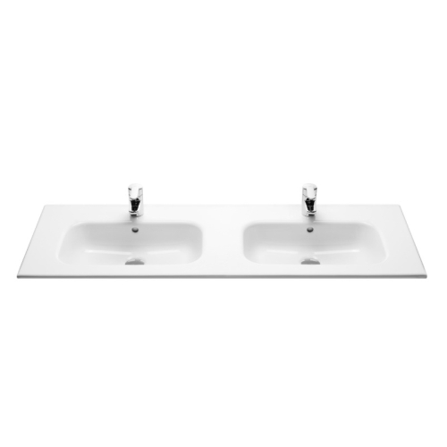 ROCA VICTORIA umywalka meblowa prostokątna podwójna 120x46 cm biały 
