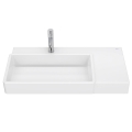 ROCA TURA umywalka meblowa ścienna prostokątna lewa 80x43 cm supraglaze biały 