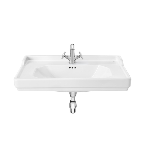ROCA CARMEN umywalka ścienna prostokątna 80x50 cm supraglaze biały 