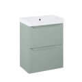 ELITA HELO COMPACT zestaw umywalka z szafką 50 cm sage matt