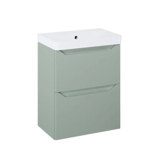 ELITA HELO COMPACT zestaw umywalka z szafką 50 cm sage matt