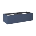 ELITA LOOK slim komoda 120 cm wisząca navy blue matt