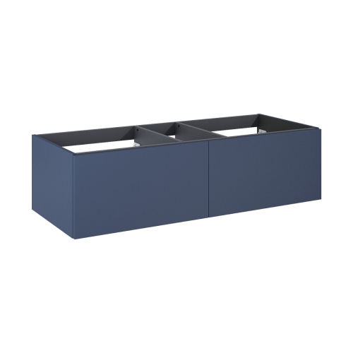 ELITA LOOK slim komoda 120 cm wisząca navy blue matt