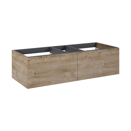 ELITA LOOK slim komoda 120 cm wisząca dąb canela