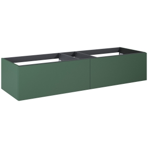 ELITA LOOK slim komoda 160 cm wisząca forest green matt 
