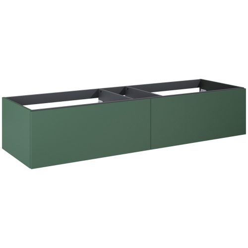 ELITA LOOK slim komoda 160 cm wisząca forest green matt 