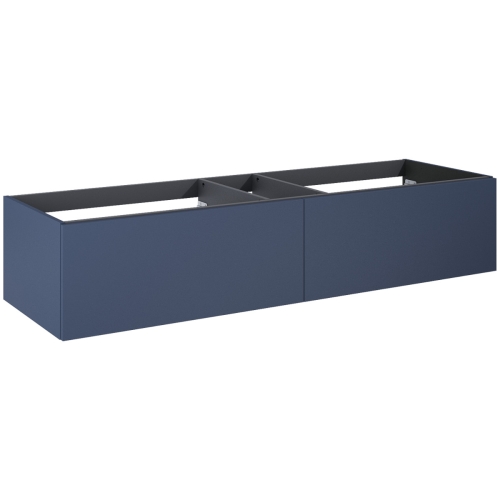 ELITA LOOK slim komoda 160 cm wisząca navy blue matt