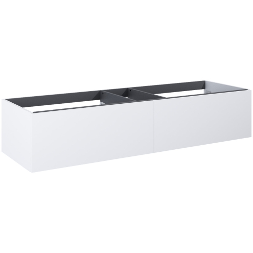 ELITA LOOK slim komoda 160 cm wisząca biały mat 