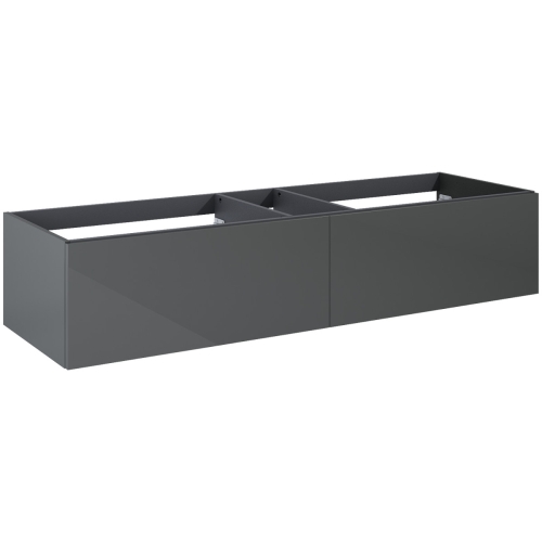 ELITA LOOK slim komoda 160 cm wisząca anthracite 
