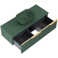 ELITA SOHO SLIM komoda 120 cm forest green matt
