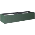 ELITA SOHO slim komoda 160 cm wisząca forest green matt