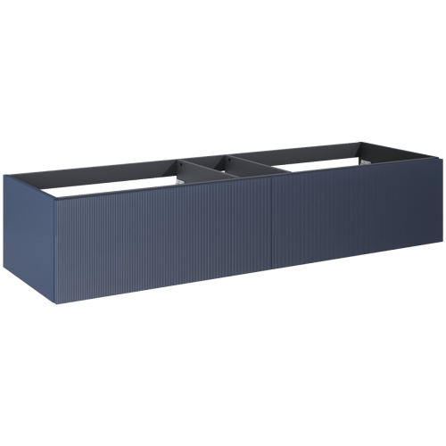 ELITA SOHO slim komoda 160 cm wisząca navy blue matt