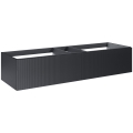 ELITA SOHO slim komoda 160 cm wisząca czarny mat