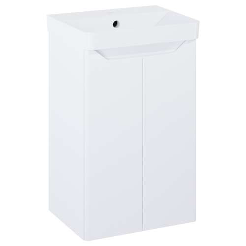 ELITA HELO COMPACT zestaw umywalka z szafką 40 cm biały połysk 