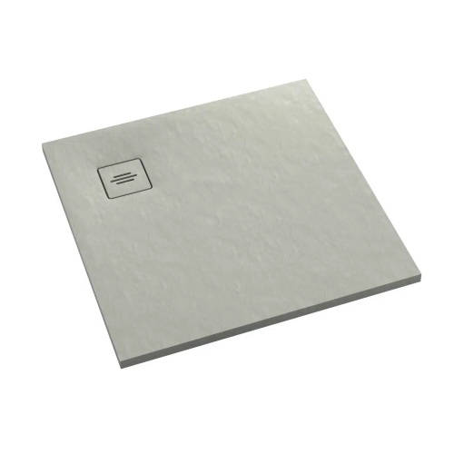 SCHEDLINE PROTOS brodzik kwadratowy 80x80 cm kompozytowy cementowy