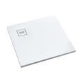 SCHEDLINE PROTOS brodzik kwadratowy 100x100 cm kompozytowy biały