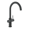 GROHE BLUE HOME bateria kuchenna stojąca wielofunkcyjna z systemem filtrującym aksamitna czerń 