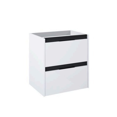 ROCA ALPINE szafka podumywalkowa 60 cm wisząca biały połysk / czarny