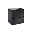ROCA ALPINE szafka podumywalkowa 60 cm wisząca czarny mat 