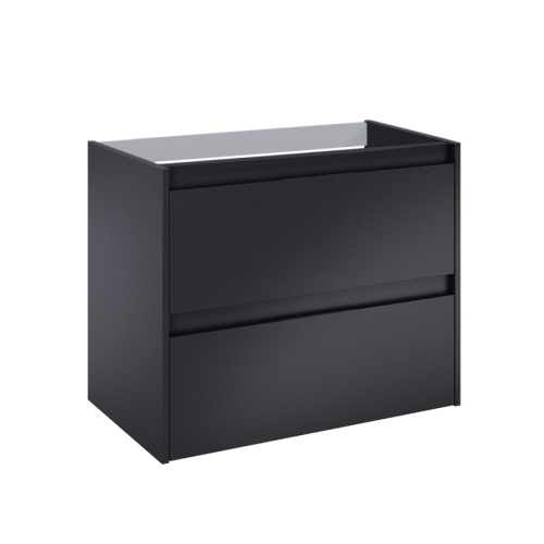 ROCA ALPINE szafka podumywalkowa 80 cm wisząca czarny mat 