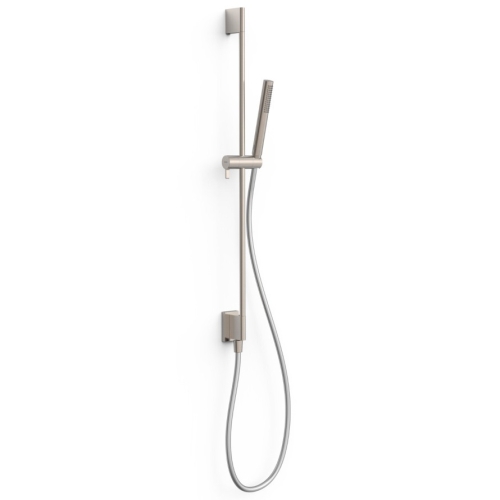 TRES zestaw natryskowy z przyłączem wody w ścianie stal