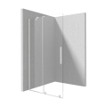DEANTE PRIZMA WALK-IN ścianka prysznicowa 120 cm profil bianco szkło transparentne