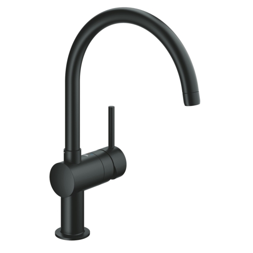 GROHE MINTA bateria zlewozmywakowa stojąca aksamitna czerń 