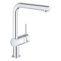 GROHE MINTA bateria kuchenna stojąca z wyciągną wylewką chrom 