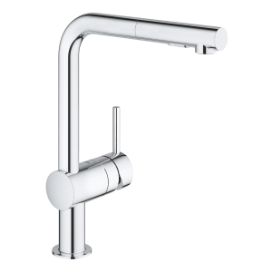 GROHE MINTA bateria kuchenna stojąca z wyciągną wylewką chrom 