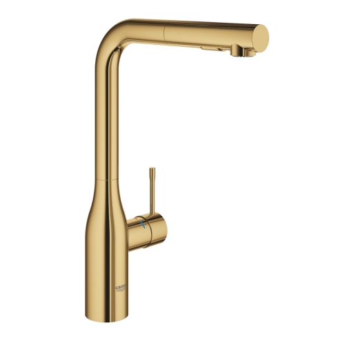 GROHE ESSENCE bateria kuchenna stojąca z wyciągną wylewką cool sunrise