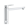 GROHE BAUEDGE jednouchwytowa bateria zlewozmywakowa z zaworem odcinającym do zmywarek chrom