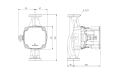 GRUNDFOS ALPHA1 25-80 180mm pompa obiegowa