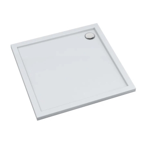 SCHEDLINE ESTIMA brodzik kwadratowy 90x90 cm kompozytowy biały